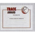Stock Track Sport Certificate Award (8 1/2"x11")